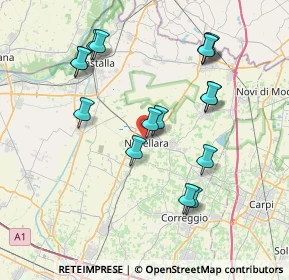 Mappa Via Alessandro Manzoni, 42017 Novellara RE, Italia (7.68688)