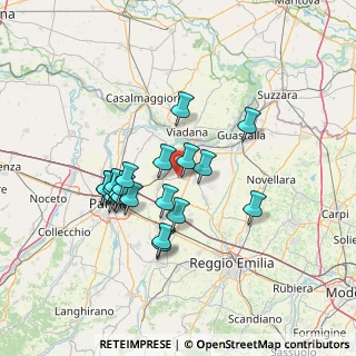 Mappa Via Casino Pallavicino, 42028 Poviglio RE, Italia (12.165)