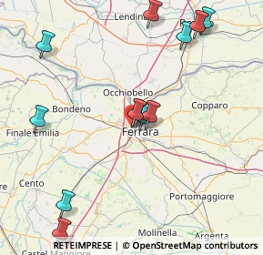 Mappa Via Luigi Turchi, 44122 Ferrara FE, Italia (18.0075)