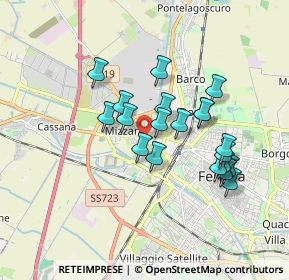 Mappa Via Luigi Turchi, 44122 Ferrara FE, Italia (1.543)