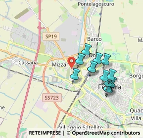 Mappa Via Luigi Turchi, 44122 Ferrara FE, Italia (1.60462)