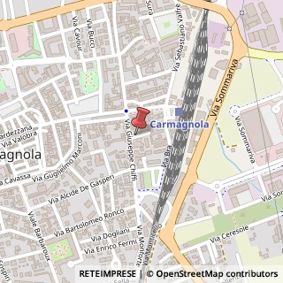 Mappa Corso G. Matteotti, 13, 10022 Carmagnola, Torino (Piemonte)