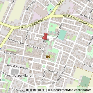 Mappa Via Camillo Benso Conte di Cavour, 37/39, 42017 Novellara, Reggio nell'Emilia (Emilia Romagna)