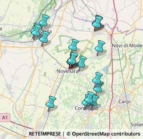 Mappa Viale dello Sport, 42017 Novellara RE, Italia (7.13263)