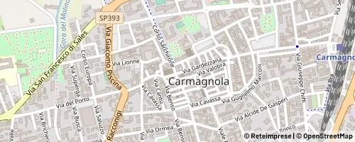 Mappa Carmagnola