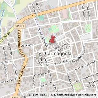 Mappa Via Menocchio, 1, 10022 Carmagnola, Torino (Piemonte)