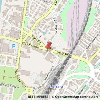 Mappa Via Orfeo Santini, 3, 44122 Ferrara, Ferrara (Emilia Romagna)