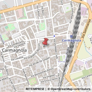 Mappa Via Luigi de Luca, 71, 10022 Carmagnola, Torino (Piemonte)