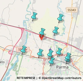 Mappa Roncopascolo, 43126 Roncopascolo PR (4.13091)