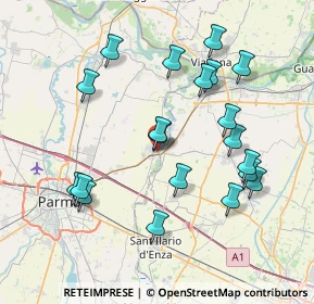 Mappa Via Bruno Buozzi, 43058 Sorbolo PR, Italia (7.9225)