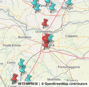 Mappa Via Walter Bindini, 44122 Ferrara FE, Italia (22.34938)