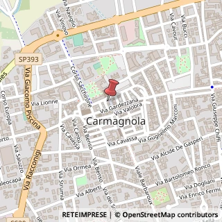 Mappa Piazza Alessandro Manzoni, 1, 10022 Carmagnola, Torino (Piemonte)