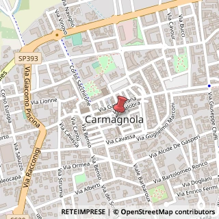 Mappa Piazza Sant'Agostino, 7, 10022 Carmagnola, Torino (Piemonte)