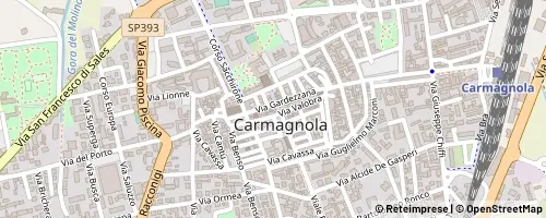 Mappa Carmagnola