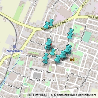 Mappa Via Andrea Costa, 42017 Novellara RE, Italia (0.165)
