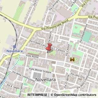 Mappa Via Andrea Costa, 18, 42017 Novellara, Reggio nell'Emilia (Emilia Romagna)