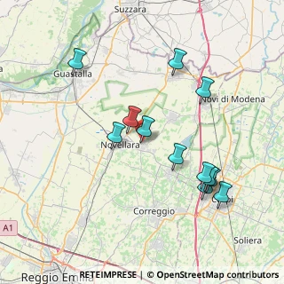 Mappa Via A. Cattania, 42012 Campagnola Emilia RE, Italia (7.6875)