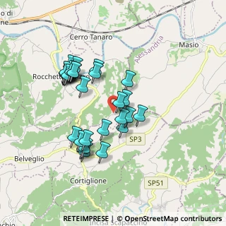 Mappa Località Castagnassa, 14030 Rocchetta Tanaro AT, Italia (1.67241)