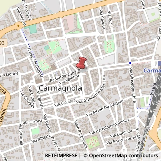 Mappa Via Ferruccio Valobra, 48, 10022 Carmagnola, Torino (Piemonte)