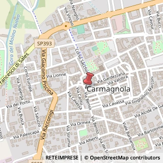 Mappa Via Ferr Valobra, 197, 10022 Carmagnola, Torino (Piemonte)
