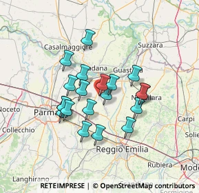 Mappa 42028 Poviglio RE, Italia (11.063)