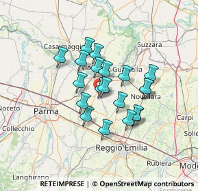 Mappa 42028 Poviglio RE, Italia (10.192)