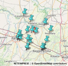Mappa 42028 Poviglio RE, Italia (13.523)