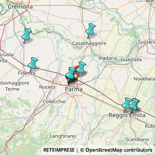 Mappa Via Giuseppe Moruzzi, 43122 Parma PR, Italia (14.795)