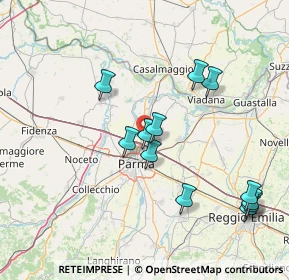 Mappa Via Giuseppe Moruzzi, 43122 Parma PR, Italia (15.82417)