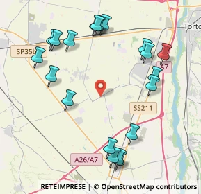 Mappa Via Tortona, 15062 Bosco Marengo AL, Italia (4.7385)