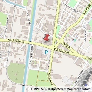 Mappa Via Modena, 10, 44122 Ferrara, Ferrara (Emilia Romagna)