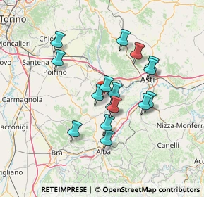 Mappa Frazione Gorzano, 14015 San Damiano d'Asti AT, Italia (11.7875)