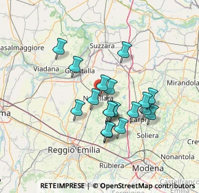 Mappa Piazza della Resistenza, 42017 Novellara RE, Italia (11.45722)