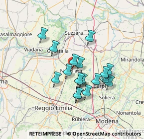 Mappa Via N. Campanini, 42017 Novellara RE, Italia (11.44056)