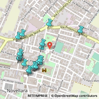 Mappa Via N. Campanini, 42017 Novellara RE, Italia (0.296)