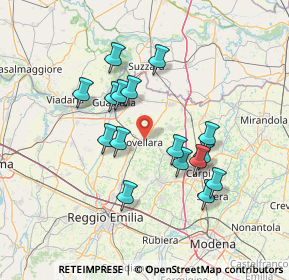 Mappa Galleria dei Cooperatori, 42017 Novellara RE, Italia (12.80063)