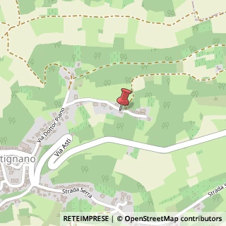 Mappa Strada Val del Pozzo, 14/F, 14010 Antignano, Asti (Piemonte)