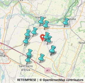 Mappa Via Piana, 42028 Poviglio RE, Italia (5.98308)
