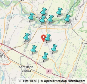 Mappa Via Piana, 42028 Poviglio RE, Italia (7.04909)