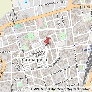 Mappa Via Provvidenza,  17, 10022 Carmagnola, Torino (Piemonte)