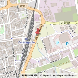 Mappa Via Sommariva, 31, 10022 Carmagnola, Torino (Piemonte)