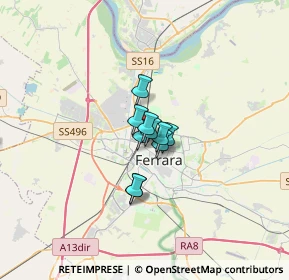 Mappa Via Antonio Fortunato Oroboni, 44122 Ferrara FE, Italia (2.12909)