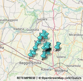 Mappa Via Amilcare Ponchielli, 42017 Novellara RE, Italia (9.7725)