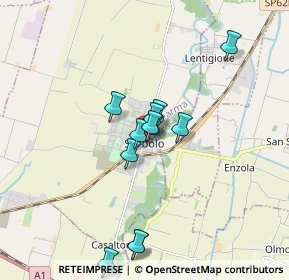 Mappa Via Martiri Libertà, 43058 Sorbolo PR, Italia (1.4625)