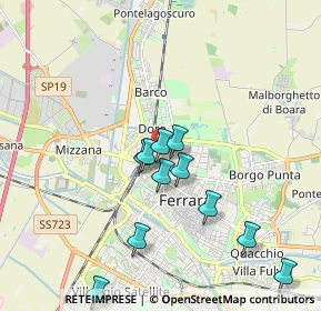 Mappa Via Porta Catena, 44122 Ferrara FE, Italia (1.82636)