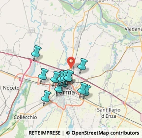 Mappa Via Enrico Forlanini, 43122 Paradigna PR, Italia (5.81357)