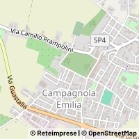 Mapa Campagnola Emilia