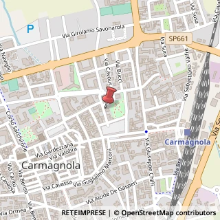Mappa Piazza Risorgimento, 41, 10022 Carmagnola, Torino (Piemonte)
