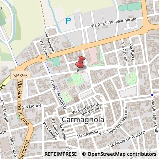 Mappa Viale Garibaldi,  15, 10022 Carmagnola, Torino (Piemonte)