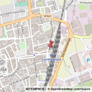 Mappa Piazza XXX Aprile, 5, 10022 Carmagnola, Torino (Piemonte)